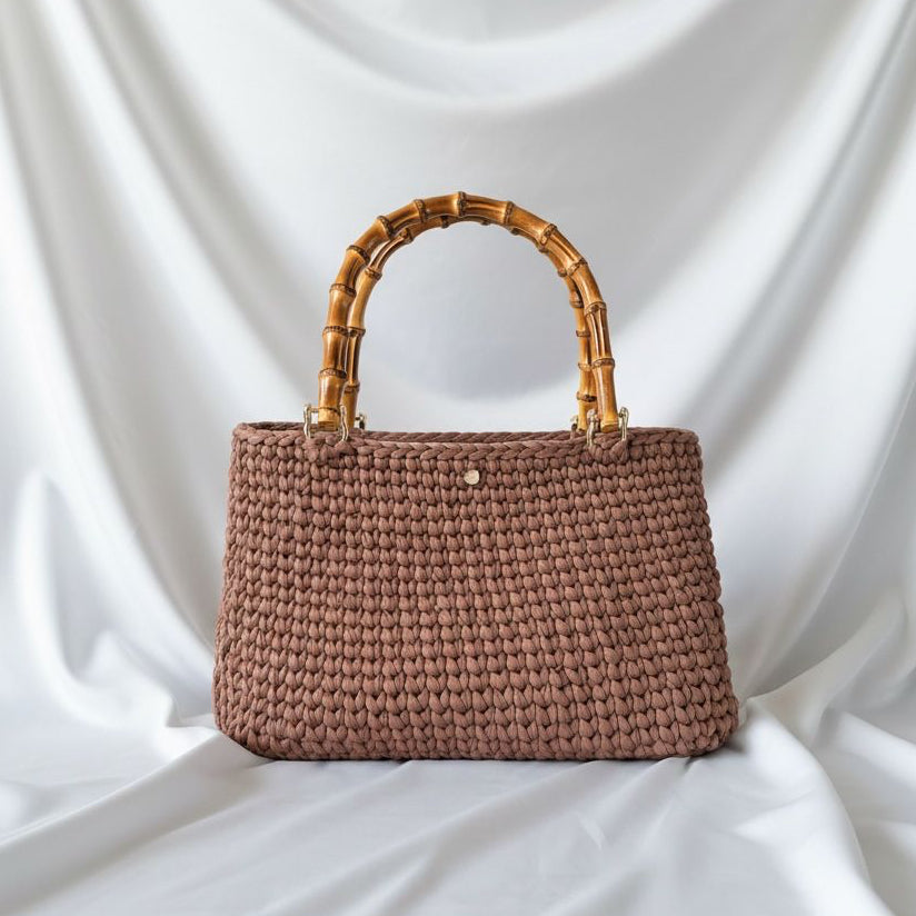 BORSA TERRI - shopper con manici rigidi