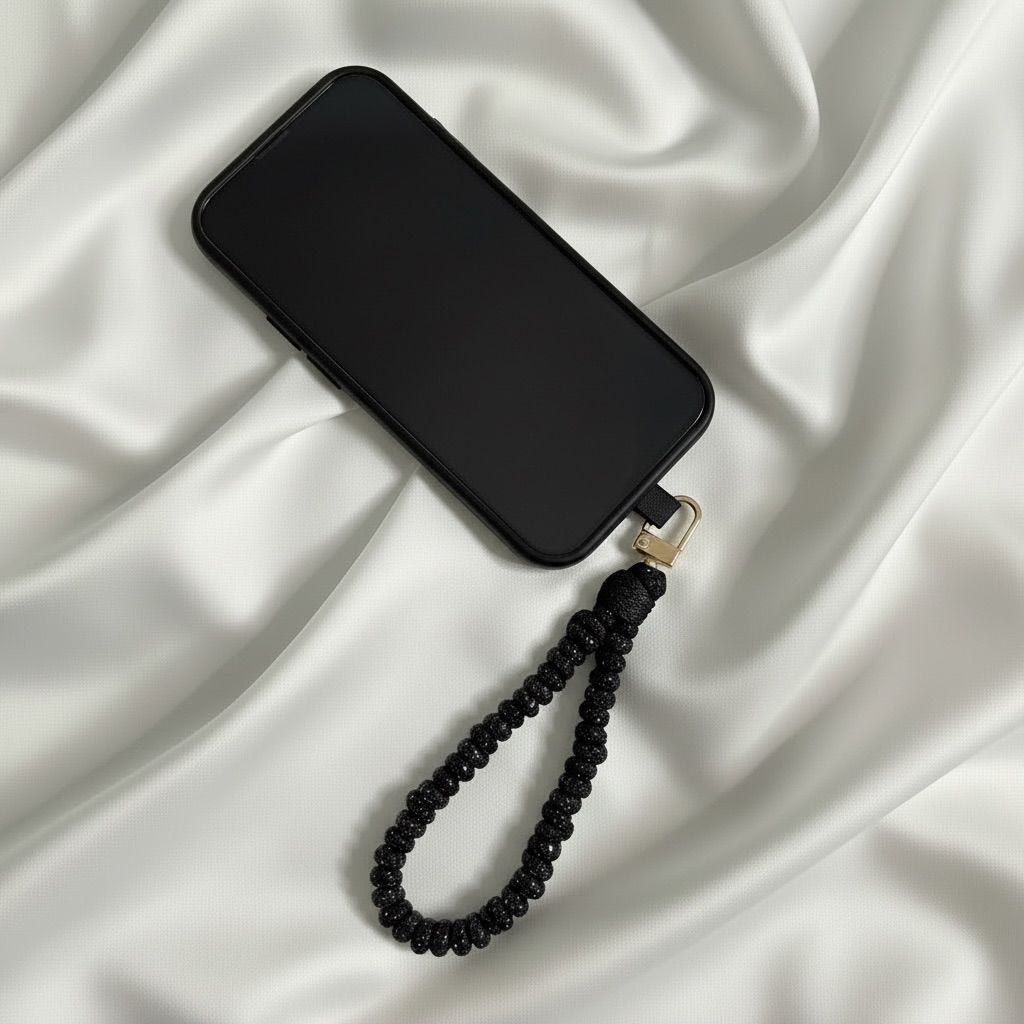 LUCE BOLD - cordino porta cellulare bold da polso con strass